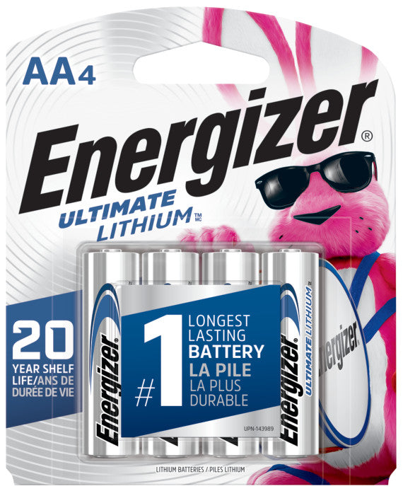 Energizer® Ultimate Lithium™ AA Batteries (4 Pack) Sale