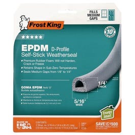 Extreme Rubber Weatherseal, 5/16 W x 1/4-In. T x 17-Ft. Online now