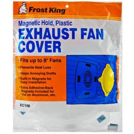 Exhaust Fan Cover, Plastic, 10-1/4-In. Diam. Supply