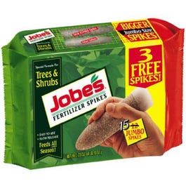 Fertilizer Spikes for Trees & Shrubs, 16-4-4, 15-Pk. Supply