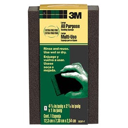 Flexible Sanding Sponge, Extra Fine/Fine, Large, 4-7/8 x 2-7/8 x 1-In. Hot on Sale