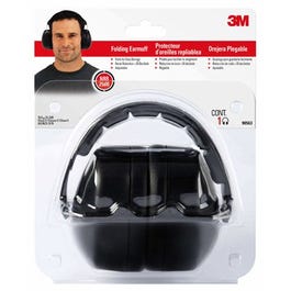 Folding Protective Earmuffs, Black Discount