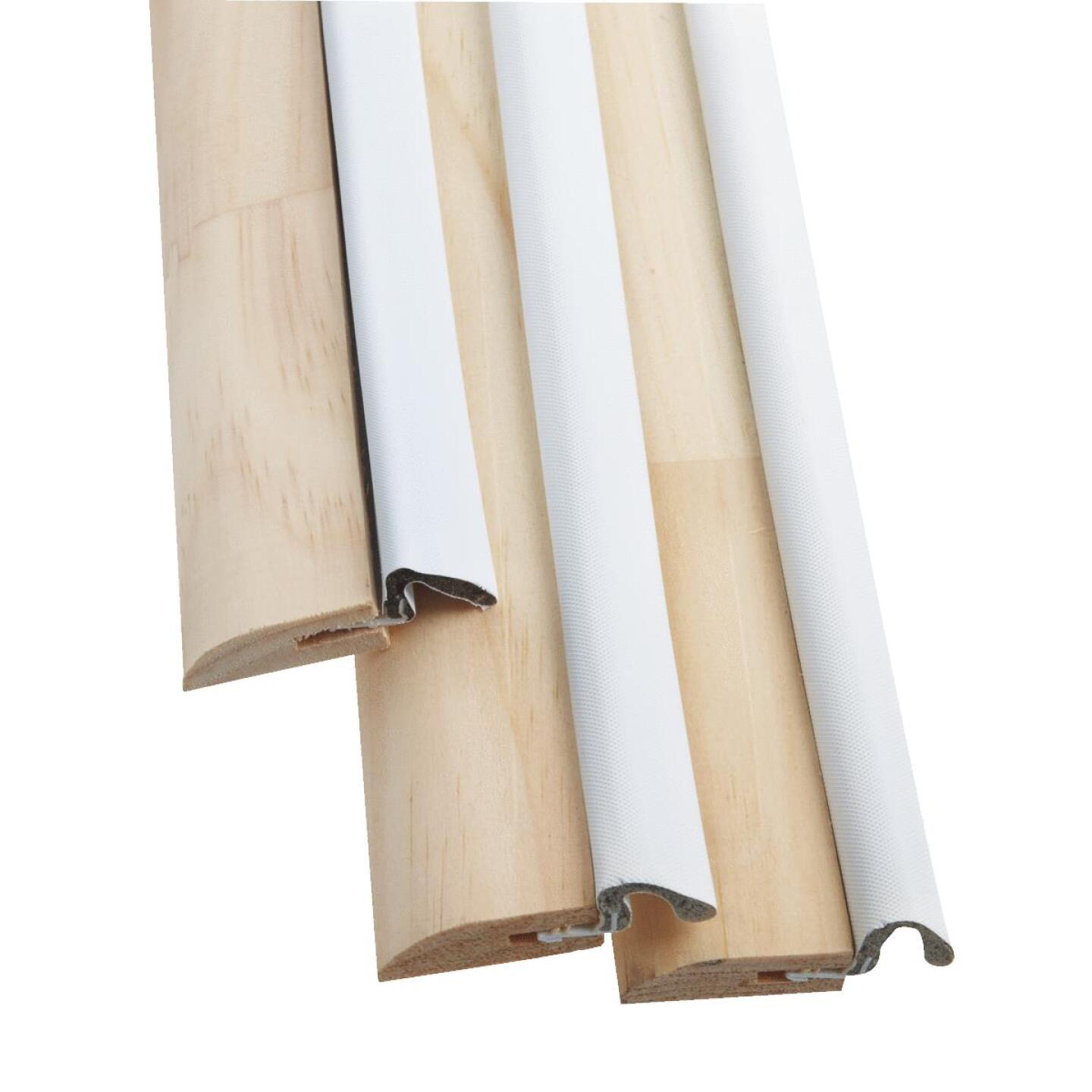 Frost King 1-1/2 In. x 17 Ft. White Nail-on Door Weatherstrip Fashion