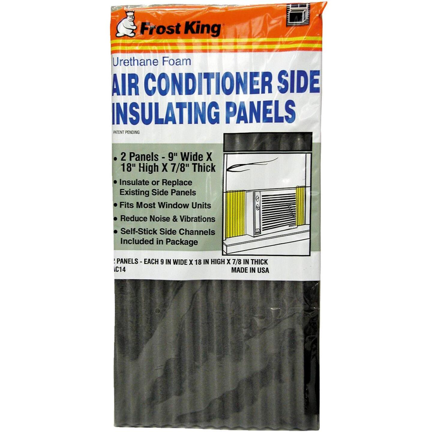 Frost King 9 In. W. x 18 In. H. Charcoal Side Air Conditioner Insulating Panel (2-Pack) Online now