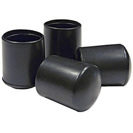 Furniture Leg Tip, Black Vinyl, 5/8-In., 4-Pk. on Sale