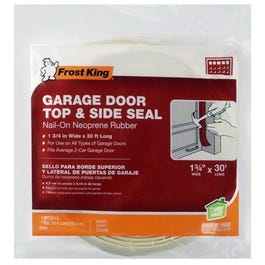 Garage Door Top & Side Weatherseal, 1-3/4″ W x 30′ L Online
