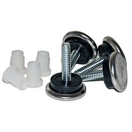 Furniture Leveling Glides, Cushioned, Adjustable, 1-1/16-In., 4-Pk. Online now