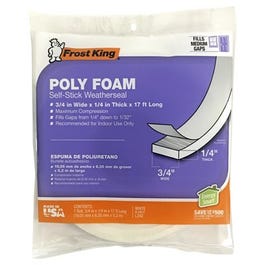 Foam Weatherseal Tape, 3/4W x 1/4-In. T x 17-Ft. Online