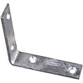 Galvanized Corner Brace, 3 x 3/4-In. Supply