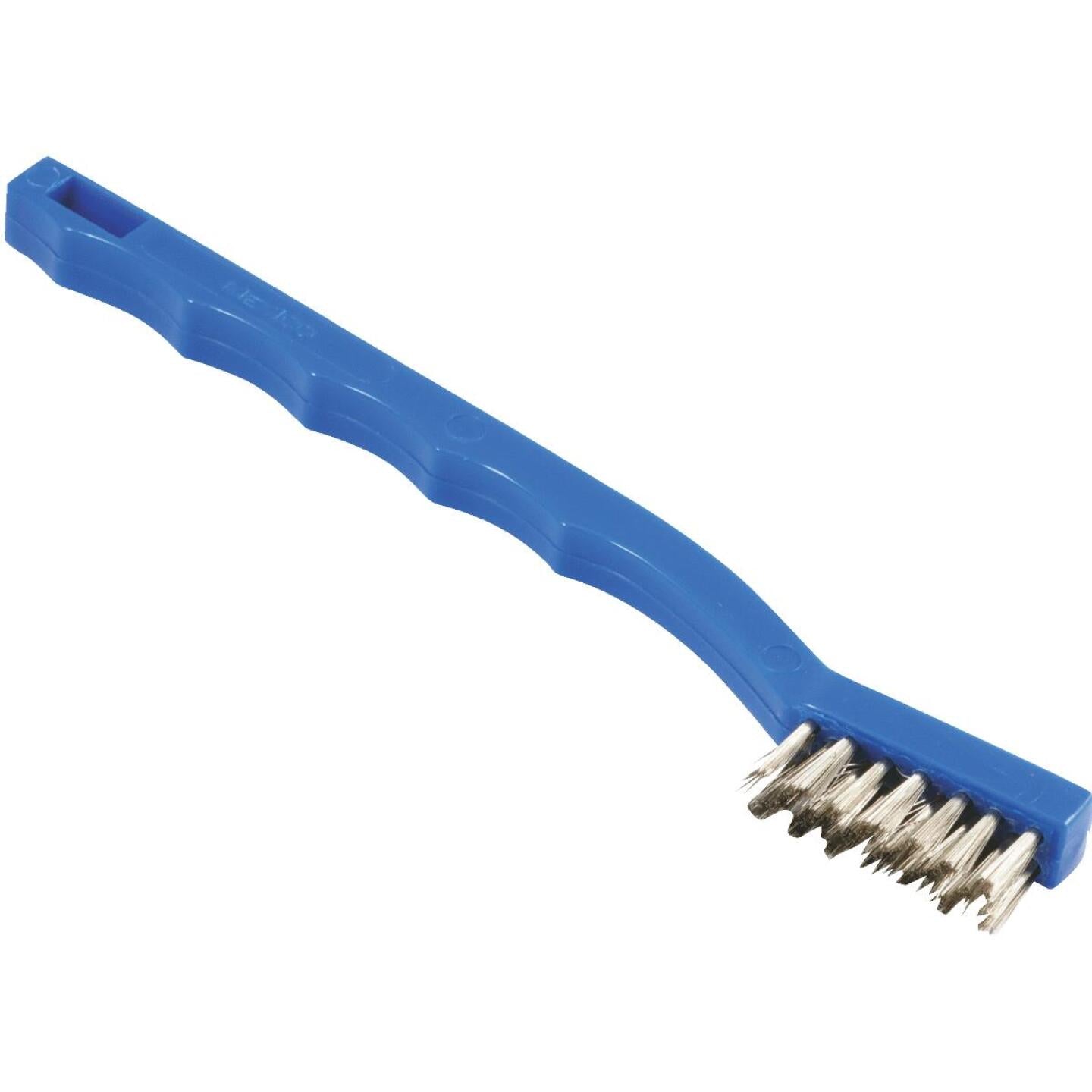 Forney 7-1/4 In. Plastic Handle General Purpose Wire Brush with Stainless Steel Bristles Sale