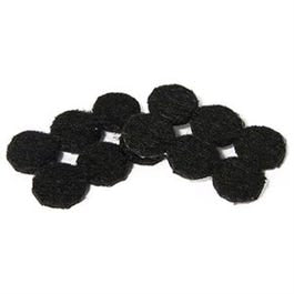 Furniture Pads, Self-Adhesive, Black Felt, Round, 3/4-In., 24-Pk. Discount