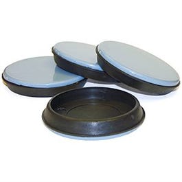 Furniture Sliding Cups, Round, Gray Blue, 2-3/4 x 11/16-In. ID, 4-Pk. Online now