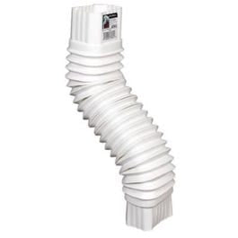 Gutter Flex Elbow, White, 2 x 3-In. Online now