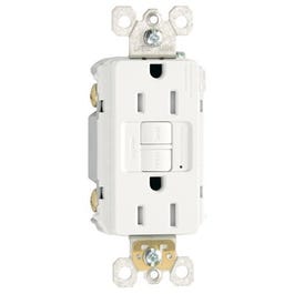 GFCI Receptacle, 15A, White Discount