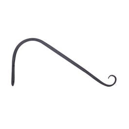 Hanging Plant Hook, Angled, Black, 12-In. Online