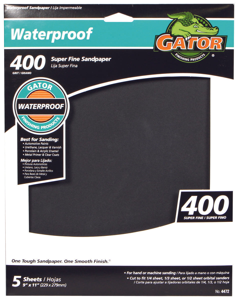 Gator waterproof sanding sheets 400 Grit Online Sale
