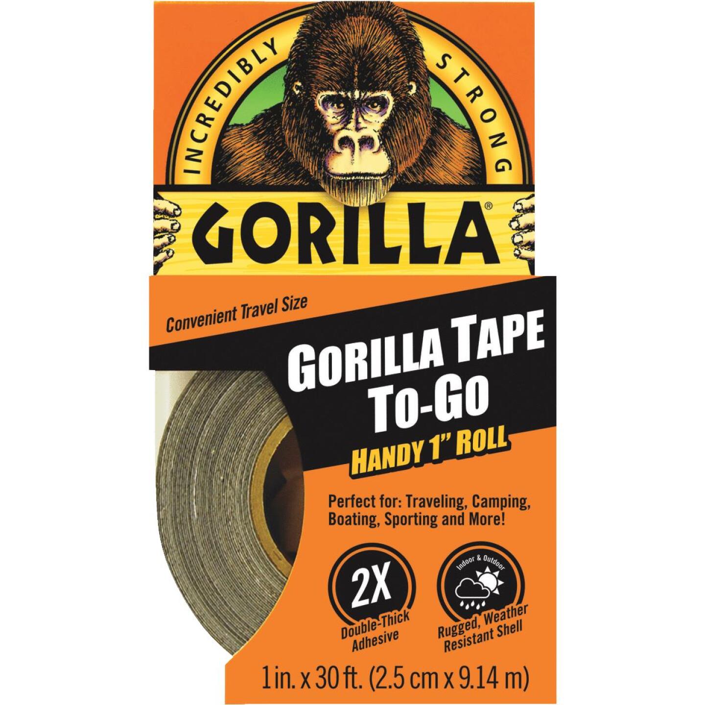 Gorilla 1 In. x 30 Ft. To-Go Heavy-Duty Duct Tape, Black Discount