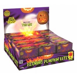 Halloween Flaming Pumpkin Light, Battery-Operated Fashion