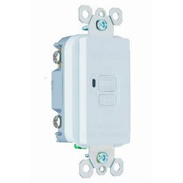 GFCI, Dead Front, 20A, White Online now