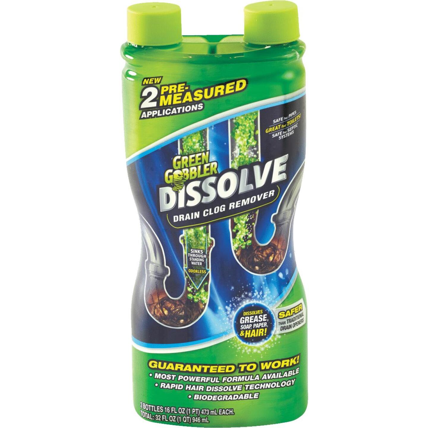 Green Gobbler Dissolve 32 Oz. Gel Drain Opener (2-Pack) Online now