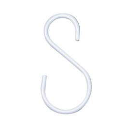 Hanging Plant Extender S Hook, White, 3.5-In., 2-Pk. Fashion