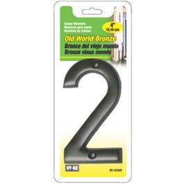 House Address Number “2”, Old World Bronze, 4-In. Online Hot Sale
