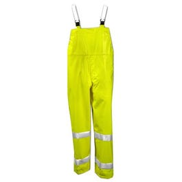 High-Visibility Overalls, Lime Yellow PVC On Polyester, XL Fashion