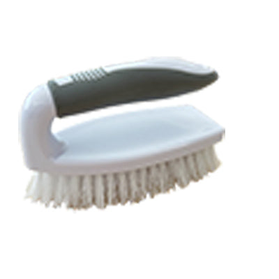 HomePointe Poly Fiber Iron Shaped Scrub Brush Supply