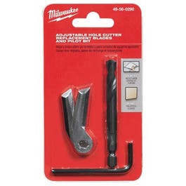 Hole Cutter Replacement Blades & Pilot Bit, Adjustable on Sale