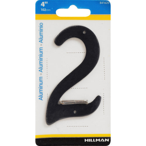 Hillman Nail-On House Number 2 Aluminum Discount