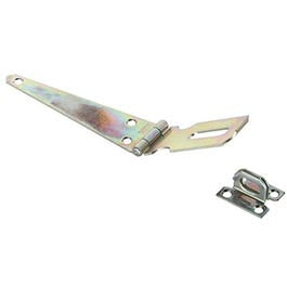 Hinge Hasp, Zinc, 6-In. Fashion