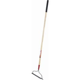 Heavy-Duty Steel Head Bow Rake, 16-Tines Fashion