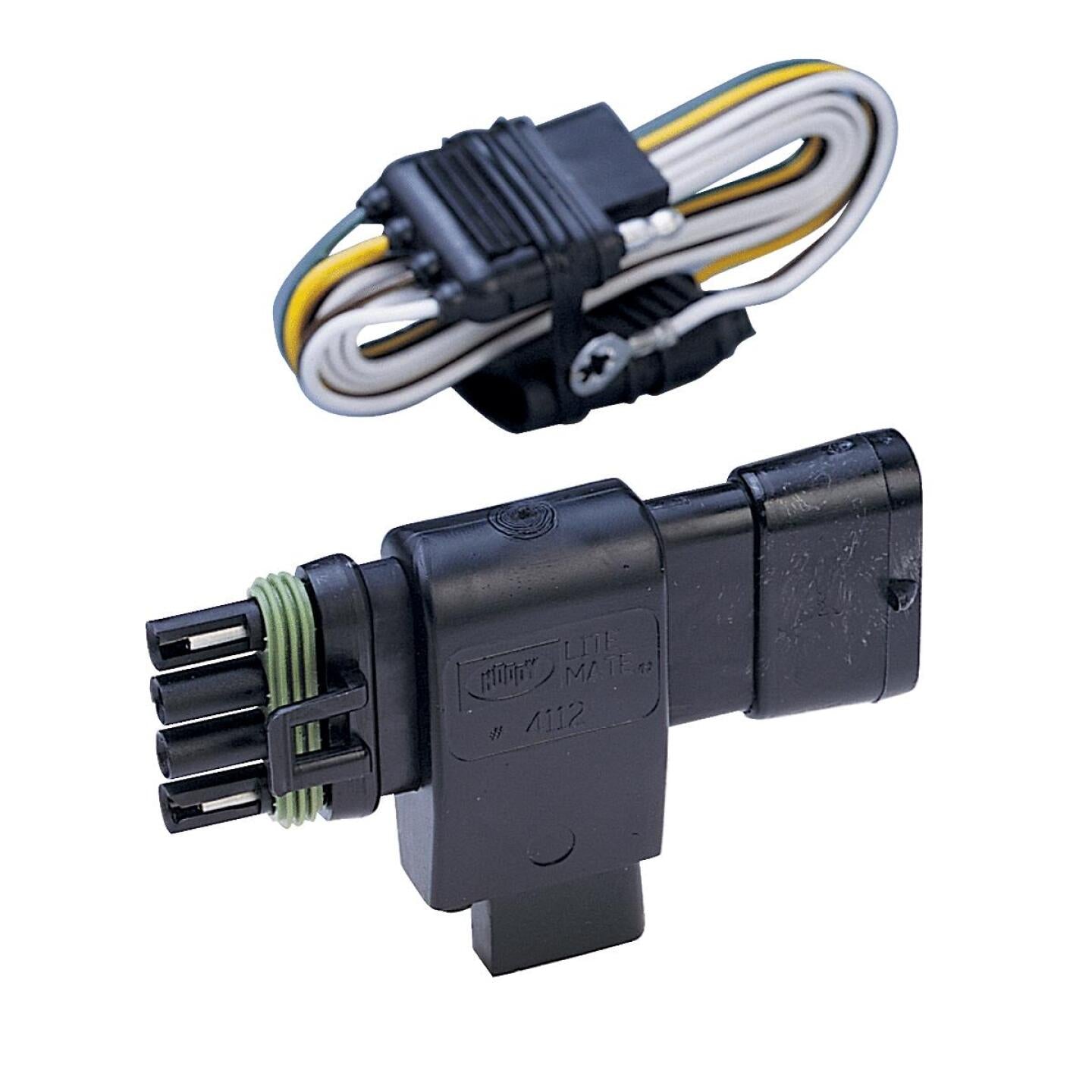 Hopkins 4-Flat Plug-In Simple Vehicle Wiring Kit (Chevy/Cadillac/GMC Compatbile) Supply