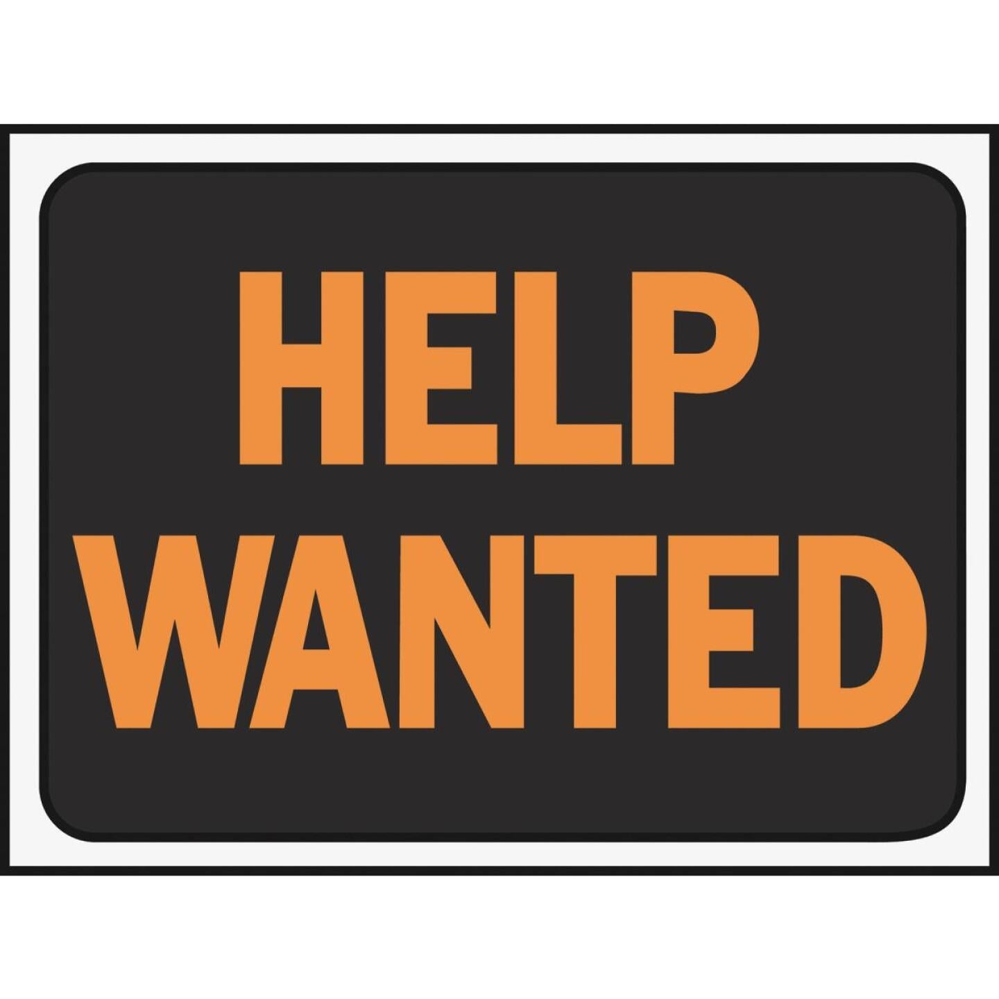 Hy-Ko Plastic Sign, Help Wanted Fashion