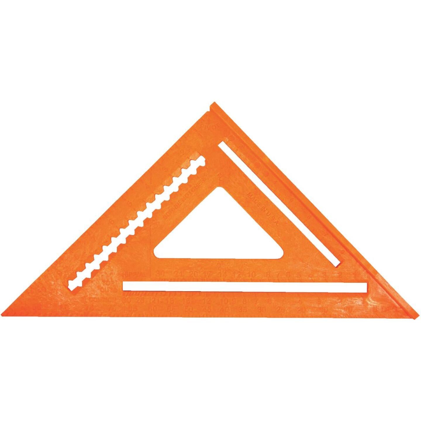 Johnson Level 7 In. Plastic Structo-Cast Rafter Square Fashion