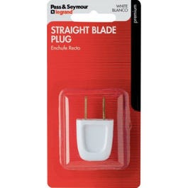 Installation Plug, Non-Polarized, White, 18-2, 6-Amp Online