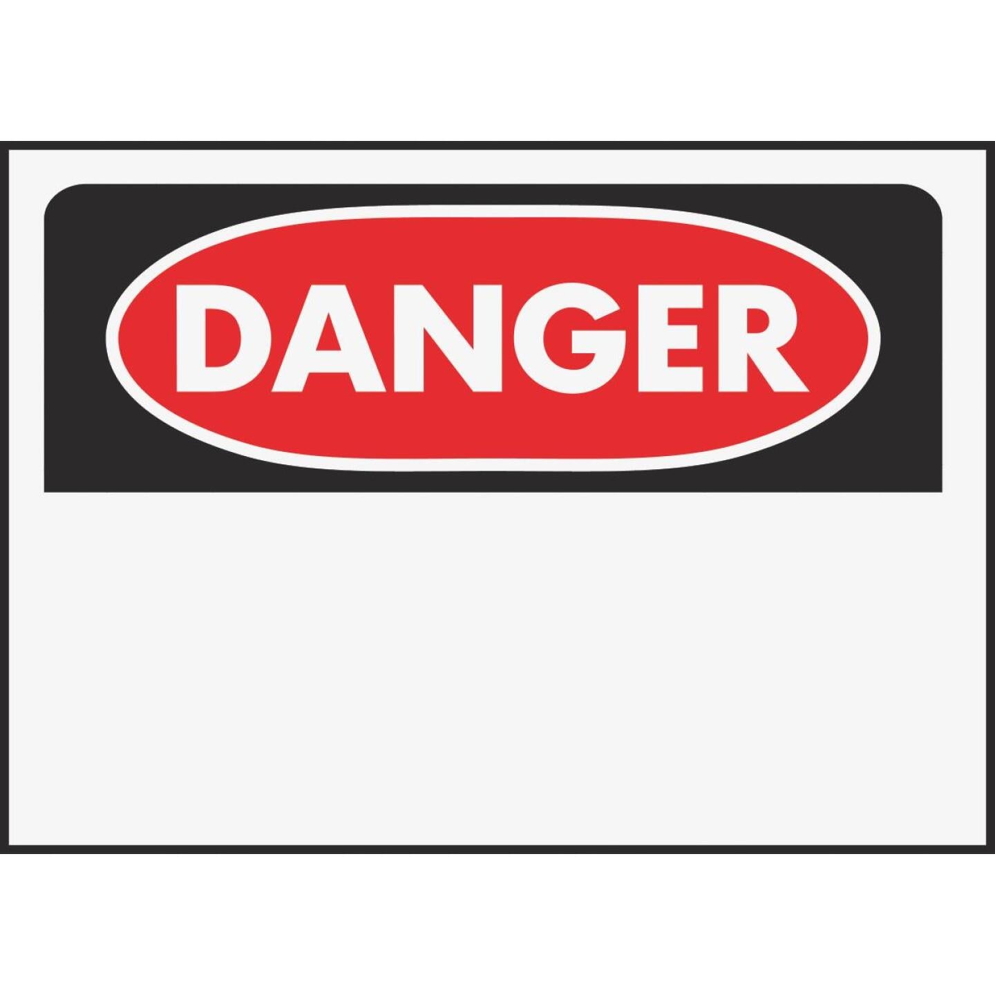 Hy-Ko Polyethylene Sign, Danger-Blank Online Hot Sale