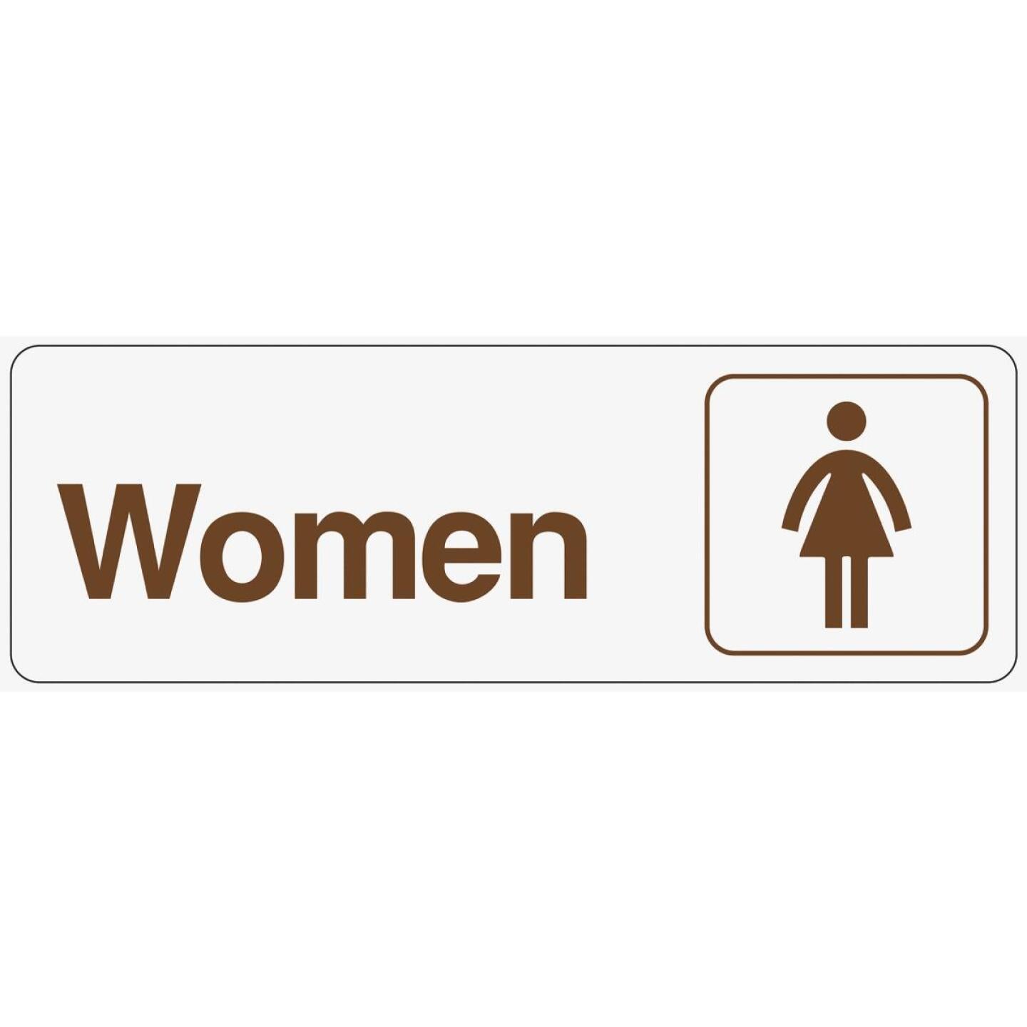 Hy-Ko Deco Series Plastic Restroom Sign, Women Online