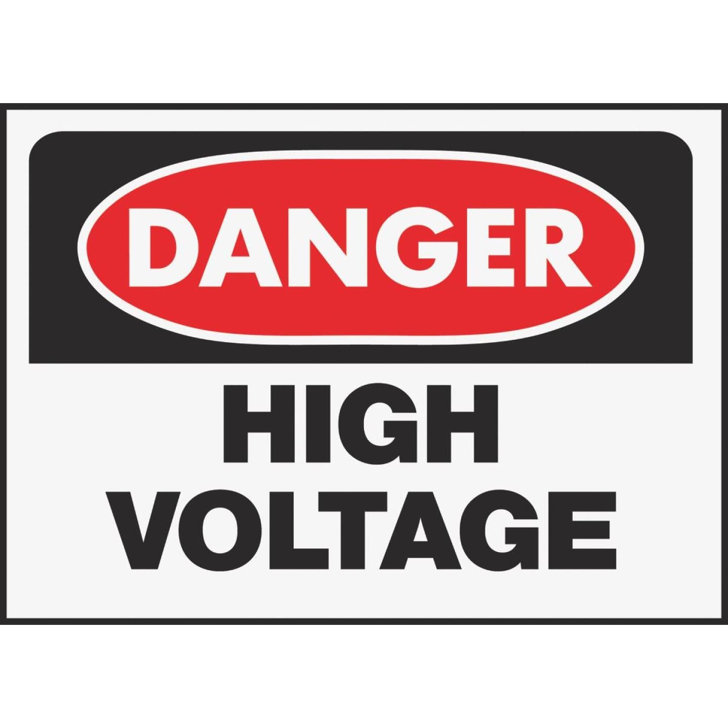Hy-Ko Polyethylene Sign, Danger High Voltage on Sale