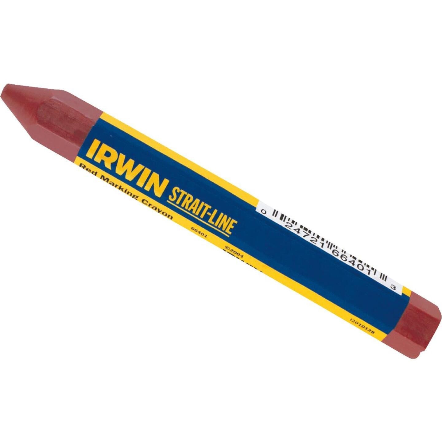 Irwin Strait-Line Red Lumber Crayon Fashion