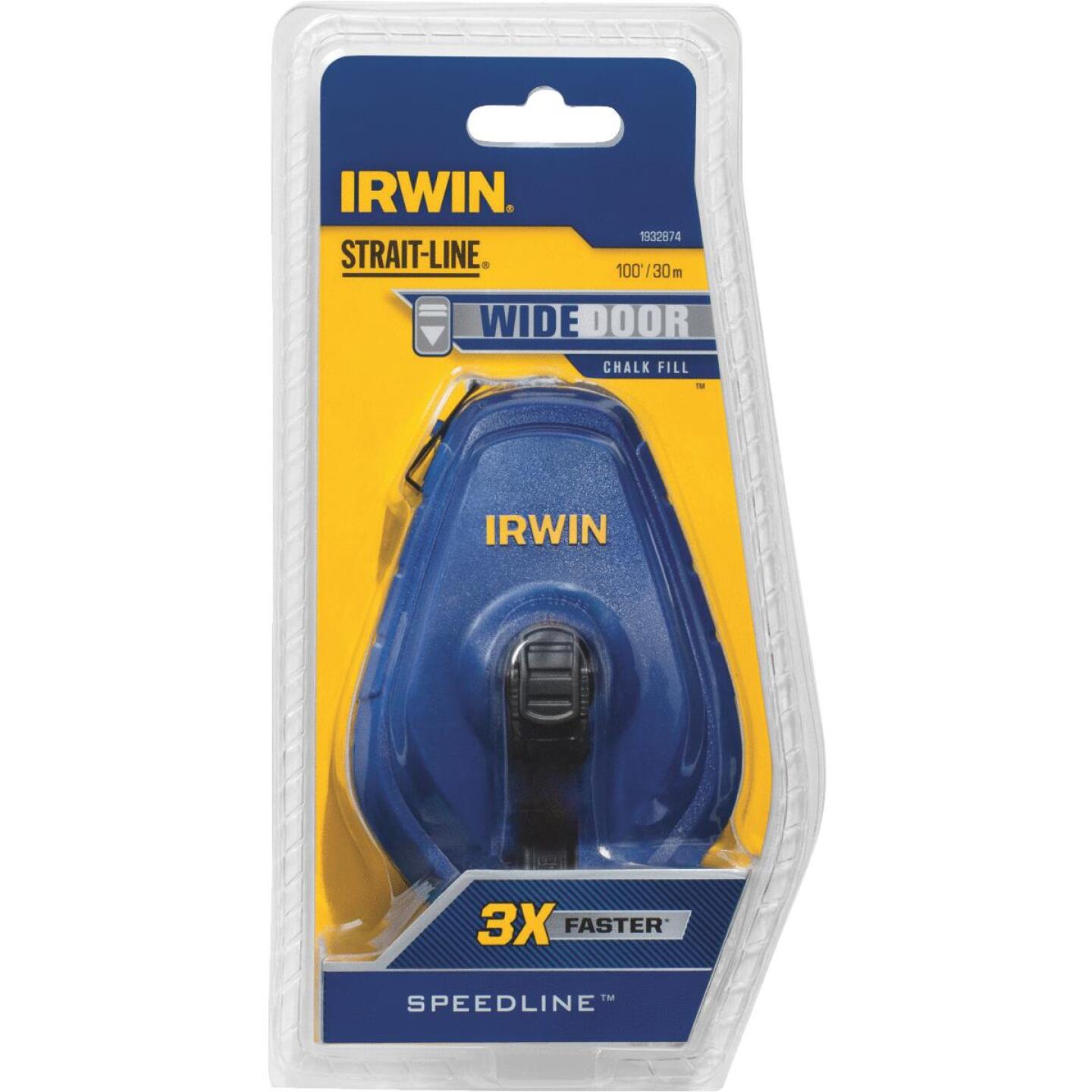 Irwin STRAIT-LINE Speed-Line 100 Ft. Chalk Line Reel Hot on Sale