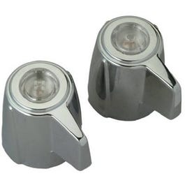 Lavatory Faucet Handle, Delta-Style, Chrome Supply