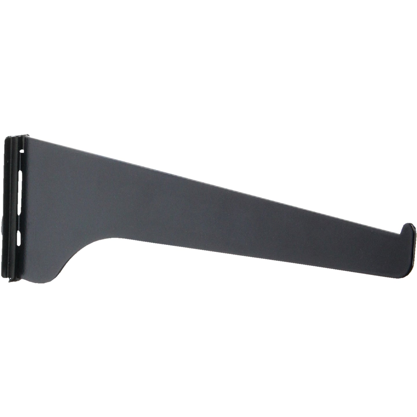 Knape & Vogt 180 Series 12 In. Black Steel Regular-Duty Single-Slot Shelf Bracket on Sale