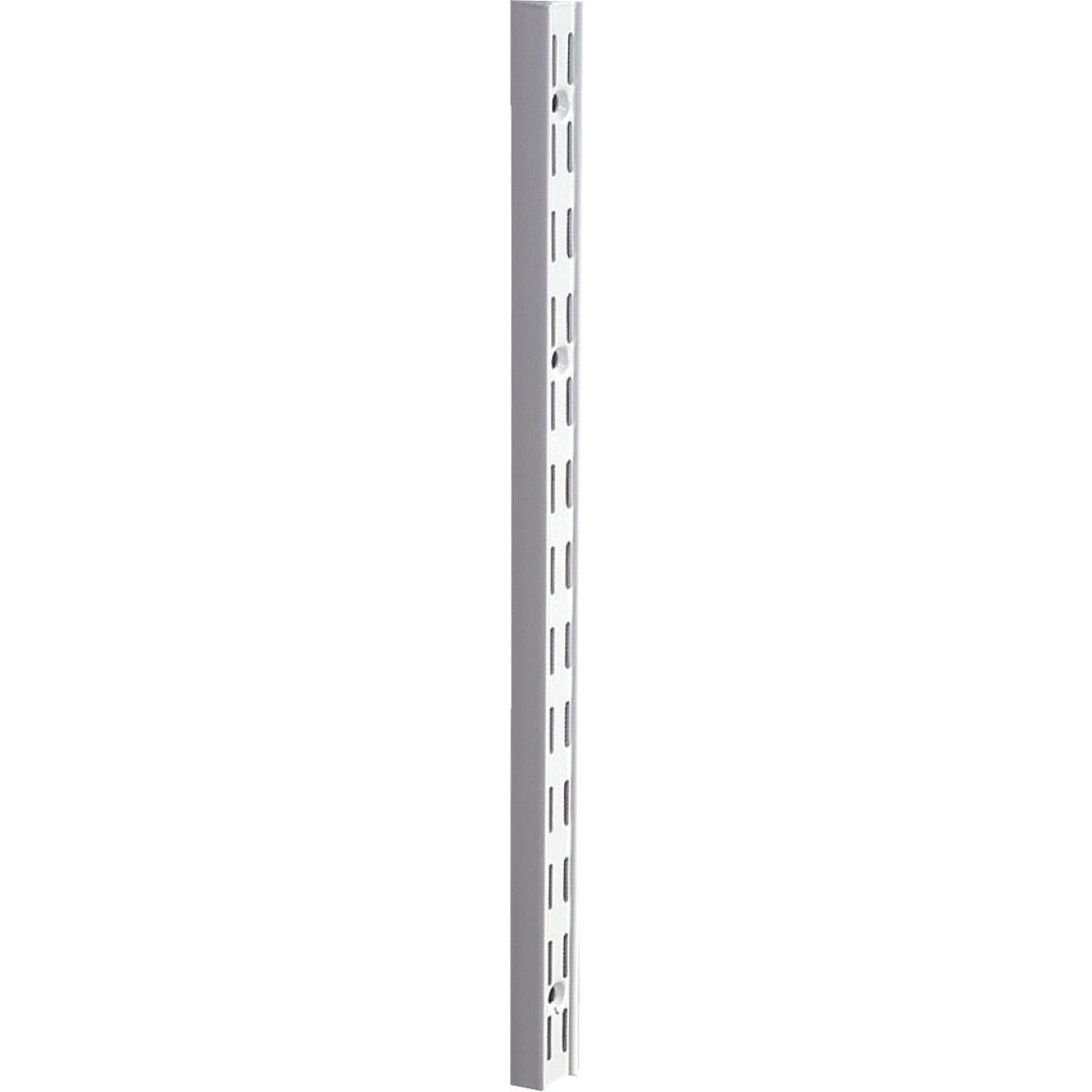 Knape & Vogt 82 Series 63 In. White Steel Heavy-Duty Double-Slot Shelf Standard Online now