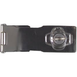 Keyed Hasp Lock, Chrome, 4.5-In. Supply