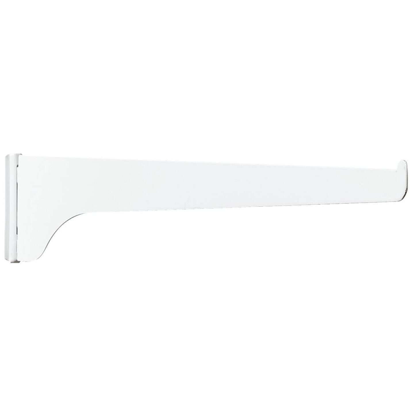 Knape & Vogt 180 Series 12 In. White Steel Regular-Duty Single-Slot Shelf Bracket Hot on Sale