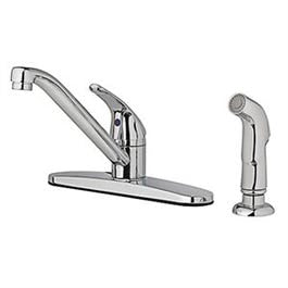 Kitchen Faucet With Spray, Single Lever, Chrome Hot on Sale