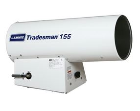 LB White 155,000 BTU Propane Forced Air Heater Discount