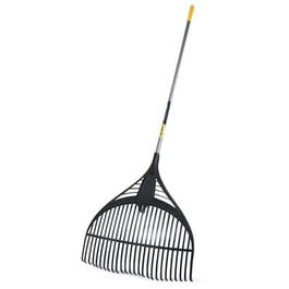 Leaf Rake, Poly Tines, 60-In. Vinyl-Coated Steel Handle on Sale