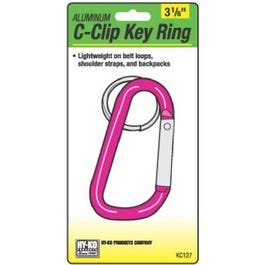 Key Ring, C-Clip, Aluminum, 3-1/8-In. Online